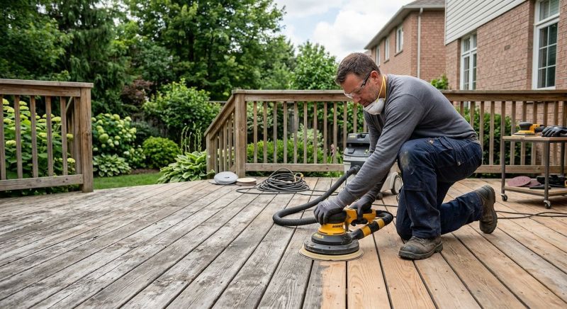 Deck Sanding And Staining Service